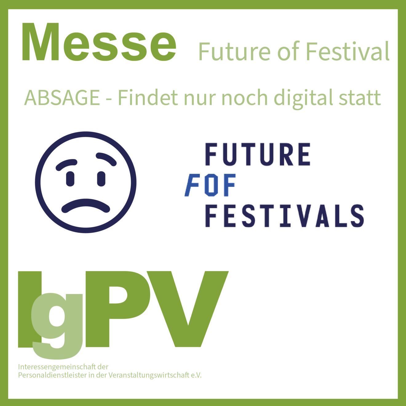 Future of Festivals - jetzt nur noch digital!